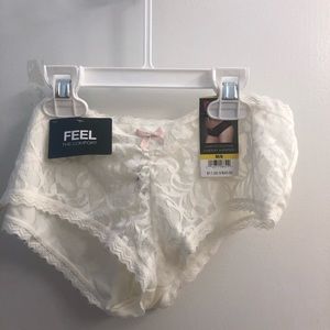 White Lace Cheeky Panty